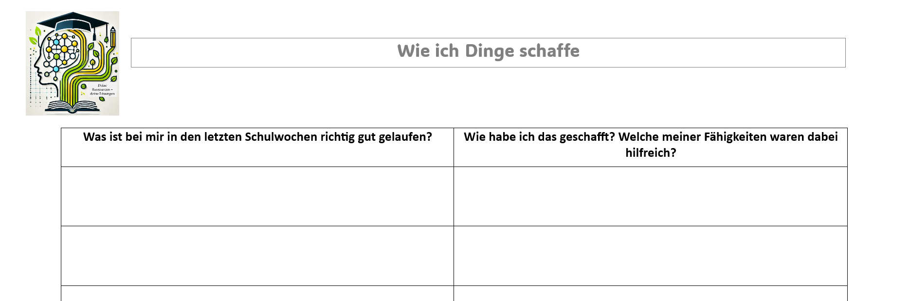 Mehr über den Artikel erfahren Start ins neue Jahr mit Ressourcenarbeit